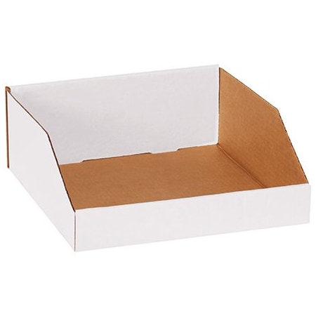 Bsc Preferred 12 x 12 x 4-1/2'' White Bin Boxes, 50PK BUY00032189